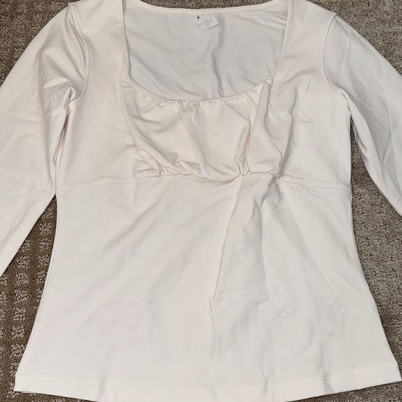 Women’s ATHLETA Shanti Scoop Top ivory size small - Picture 4 of 12